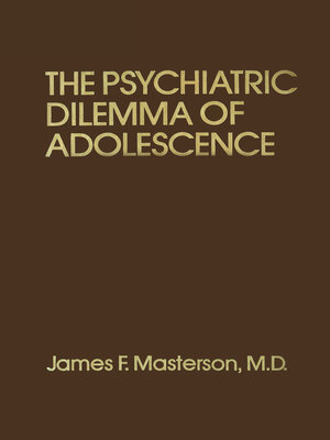 cover image of Psychiatric Dilemma of Adolescence